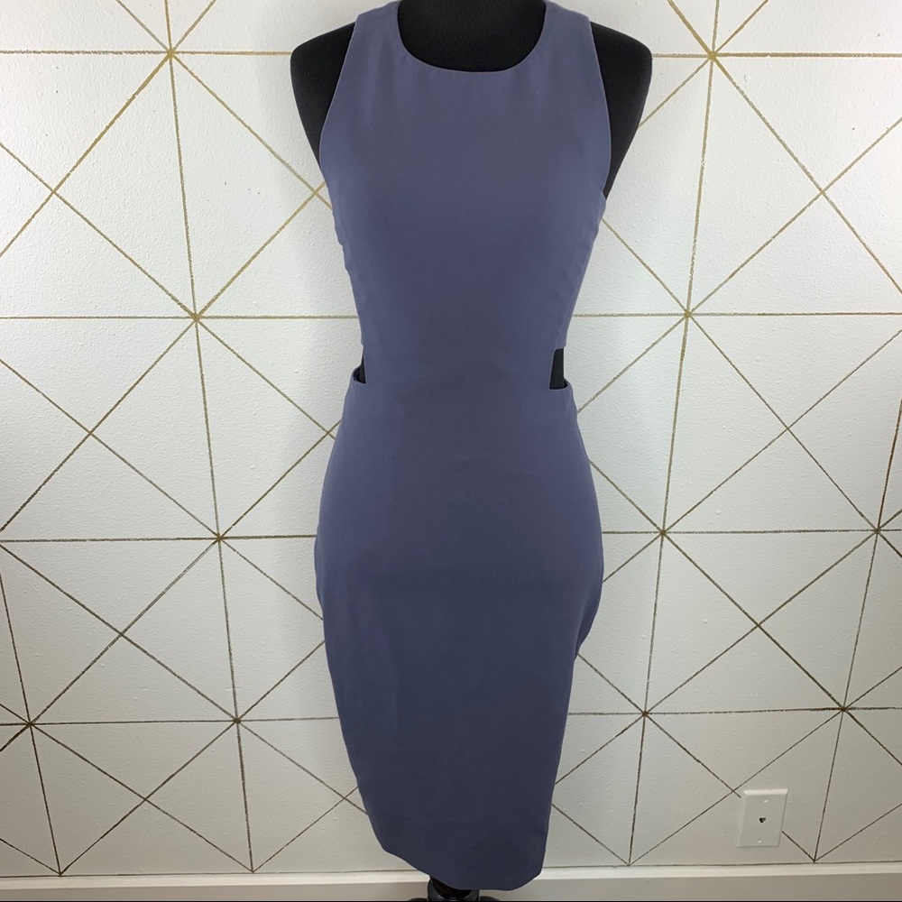 Elizabeth And James Phoenix Cutout Dress Hyacinth